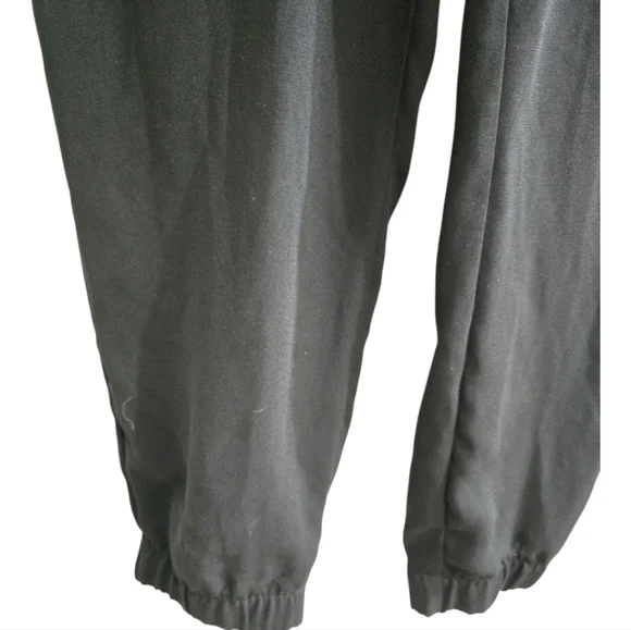 Cabi Caper Black Utility Belted Jumpsuit #5944 Medium Jogger Leg